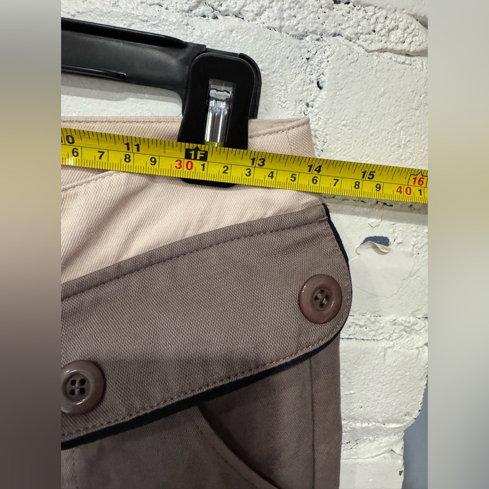 Jill Stuart - Brown Cargo Capri Pants‎ - Picture 4 of 5